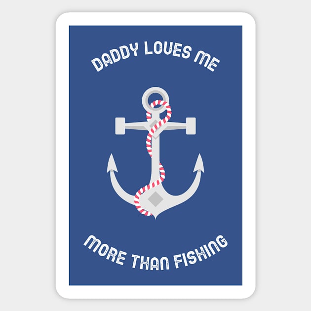 Fishing Dad Fisherman Sticker by Tip Top Tee's